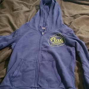 Pink brand zip up jacket size XS